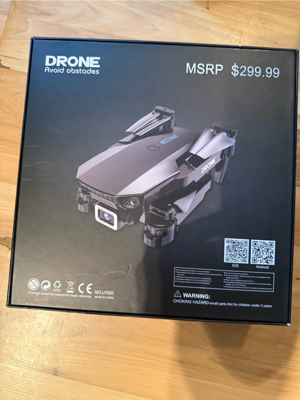 DRONE Foldable Camera Drone - Black